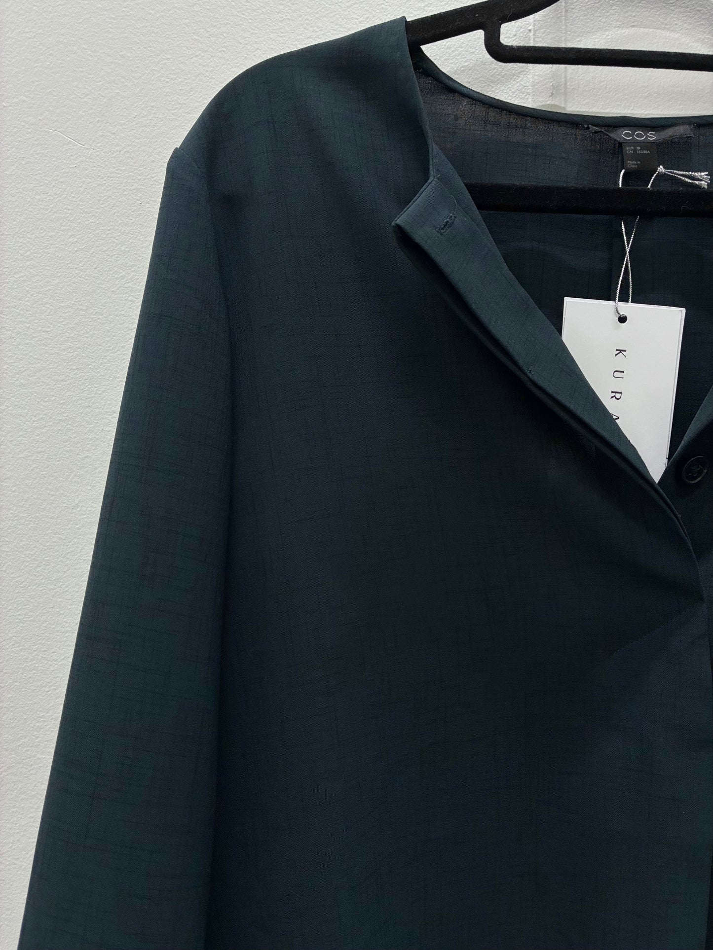 COS Green boxy top - Size 38 (M)