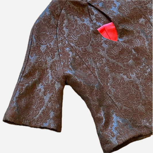 WORLD baroque crop jacket - Size XXS