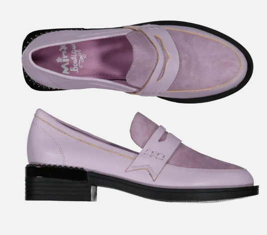 Minx Lilac Loafers - Size 38