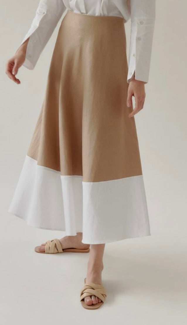 Mina - Two tone Gwyn maxi skirt - Size 8