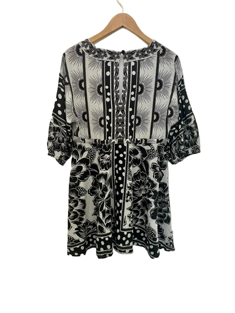 Farm Rio for Anthropologie - Linen blend dress - SizeS
