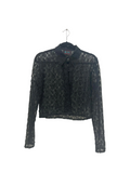 Staxs - Vintage lace & beaded shirt - Size 12