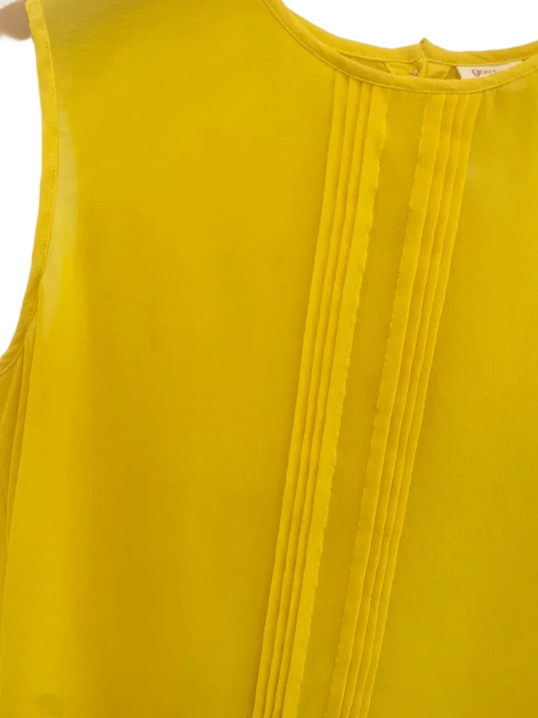 Gorman - Silk yellow top - Size 12