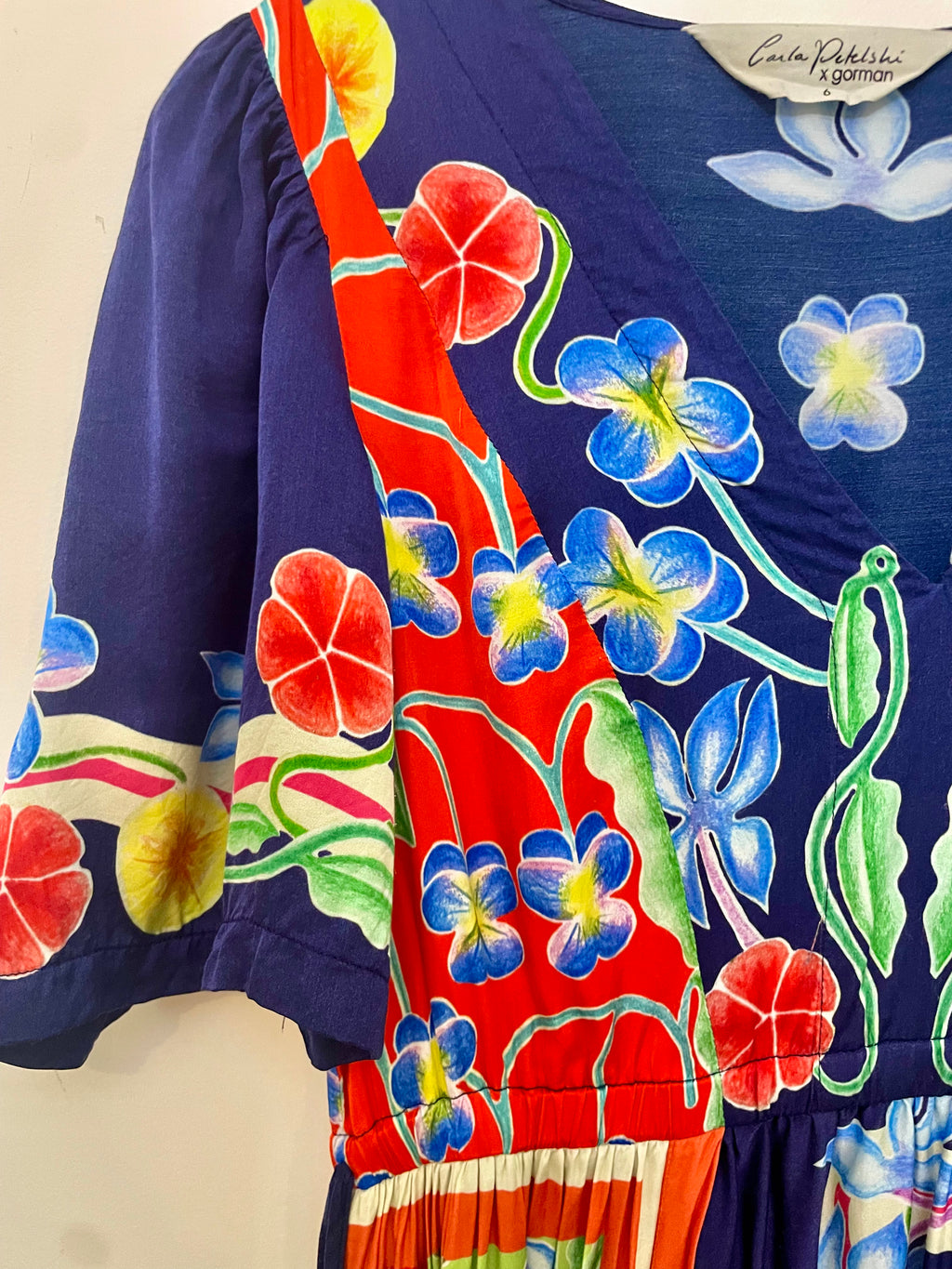 Gorman x Carla Petelski - Botanica Print Scarf Dress - Size 6