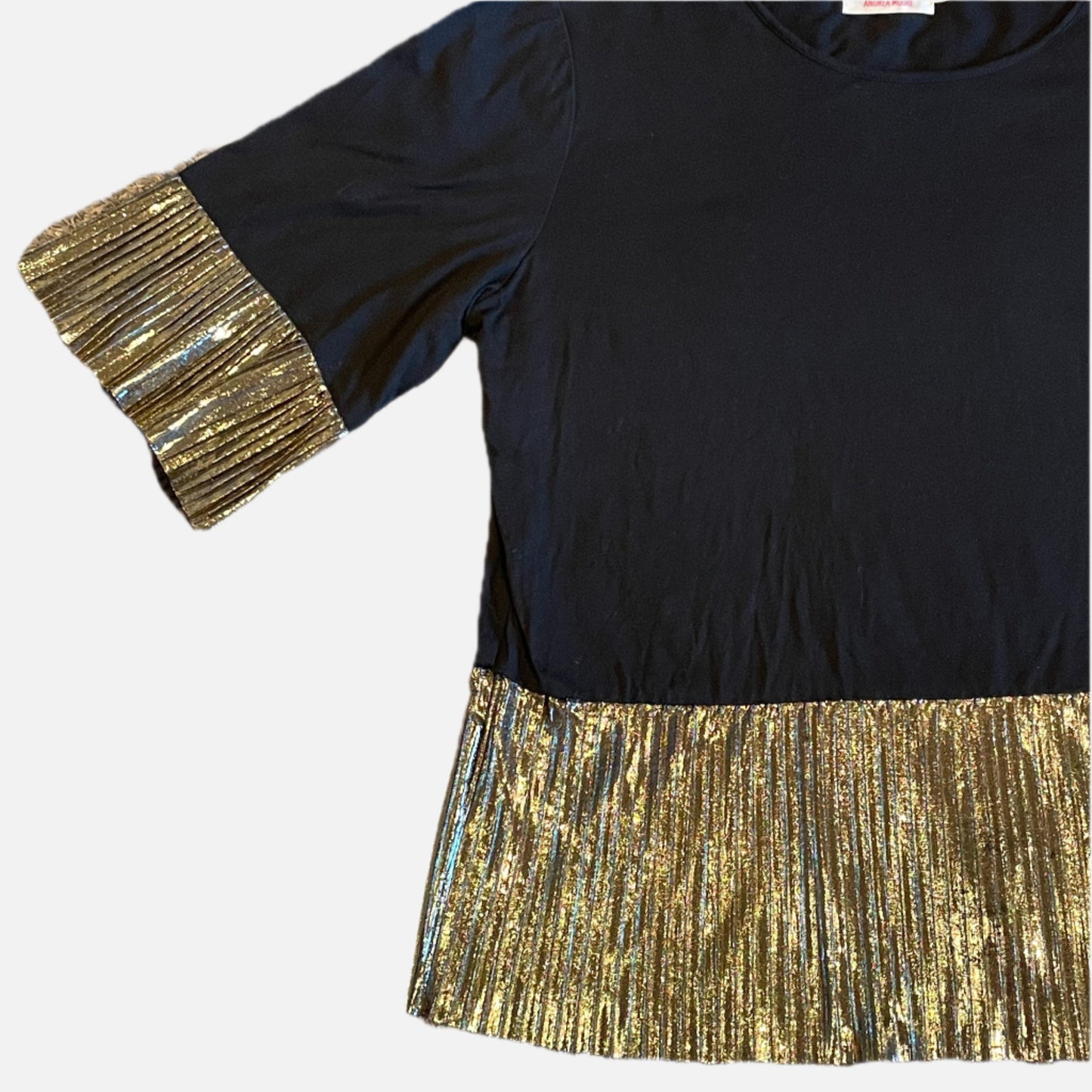 Andrea Moore frilly tee - Size 16