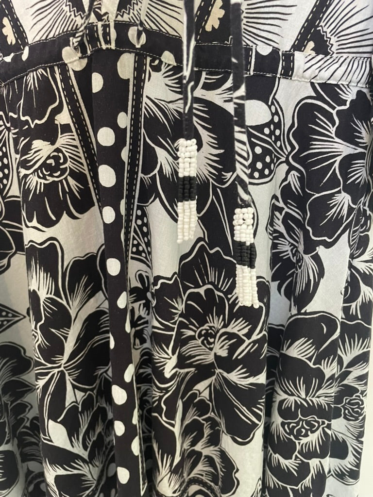 Farm Rio for Anthropologie - Linen blend dress - SizeS