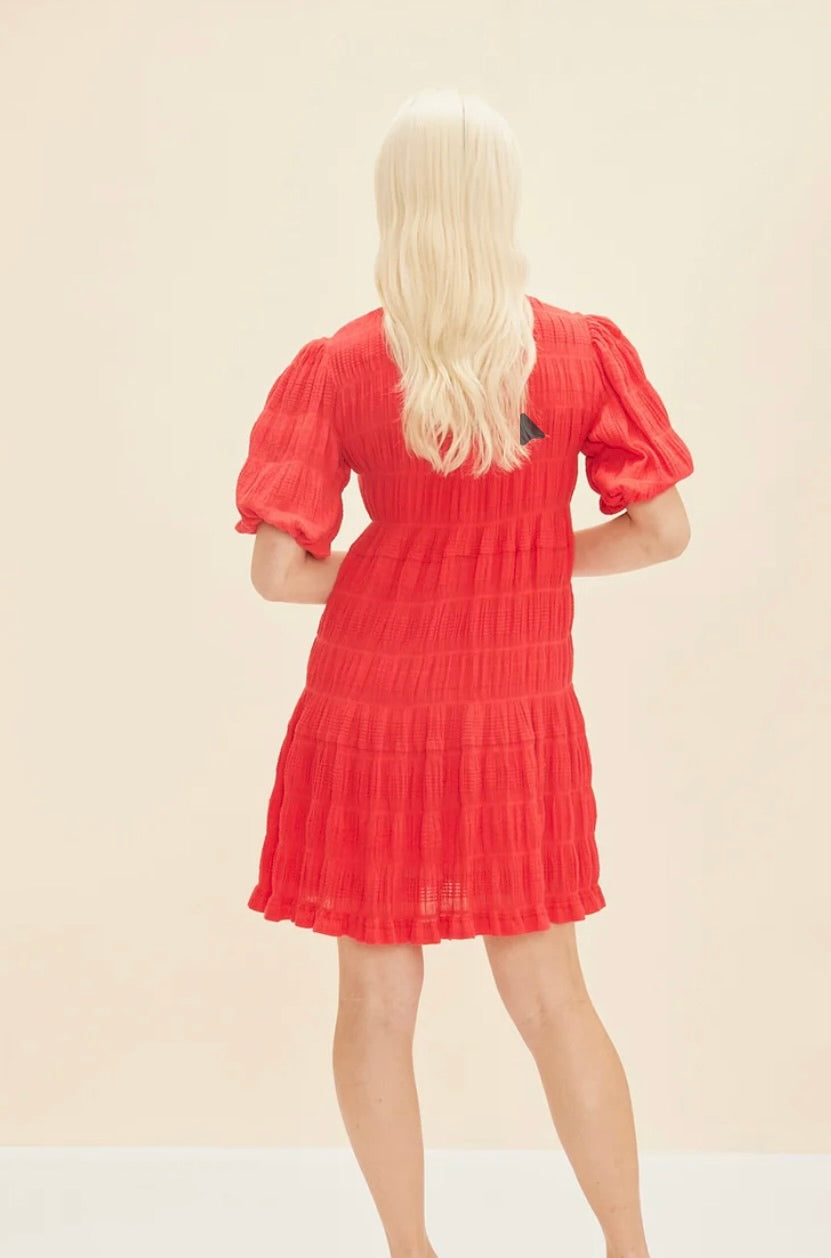 Ruby - Mirella red mini dress - Size 10