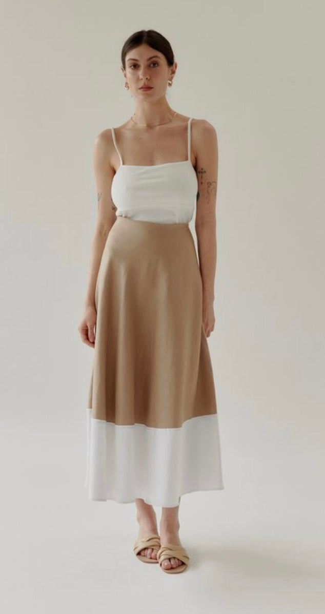 Mina - Two tone Gwyn maxi skirt - Size 8
