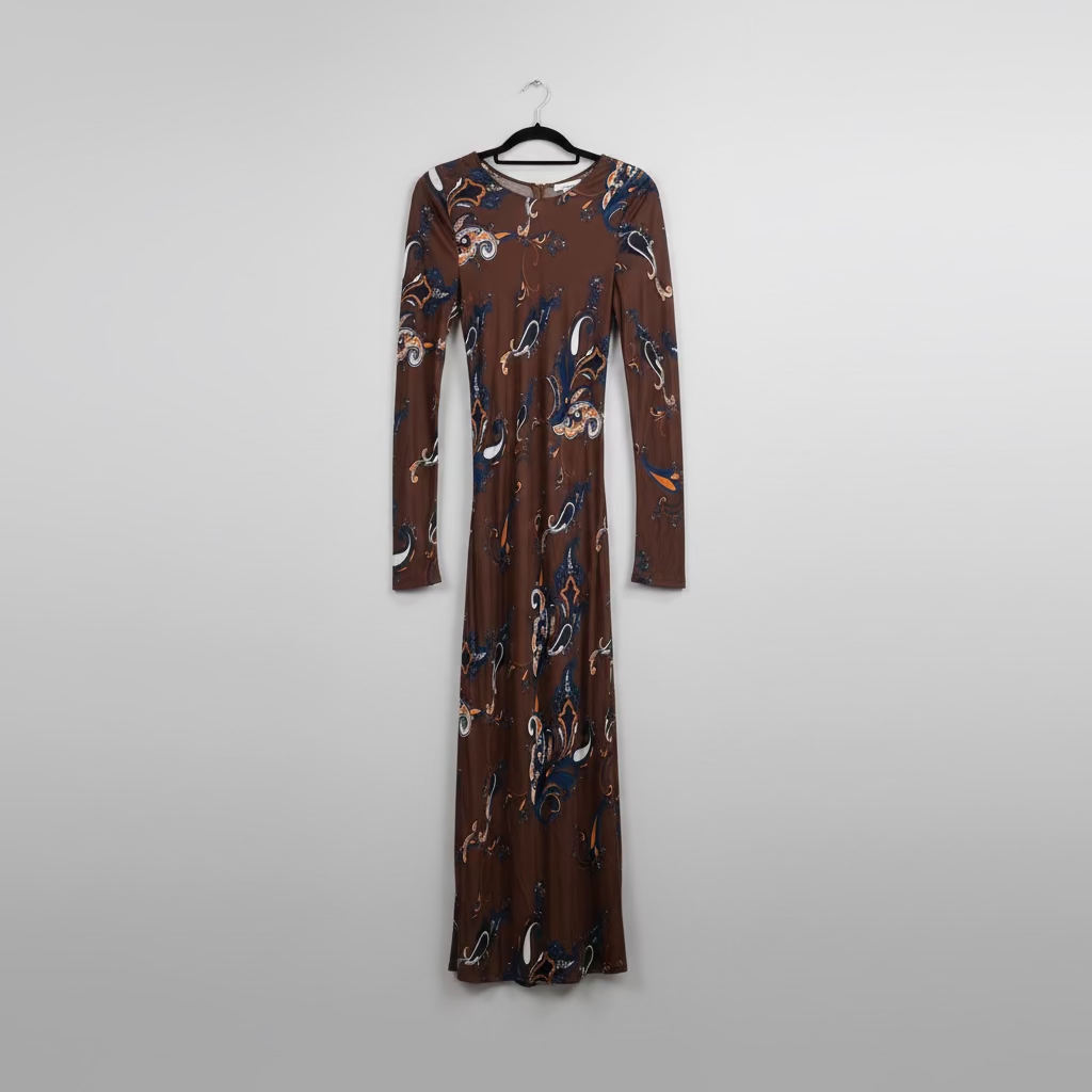 Silk Laundry - Silk paisley dress - Size M