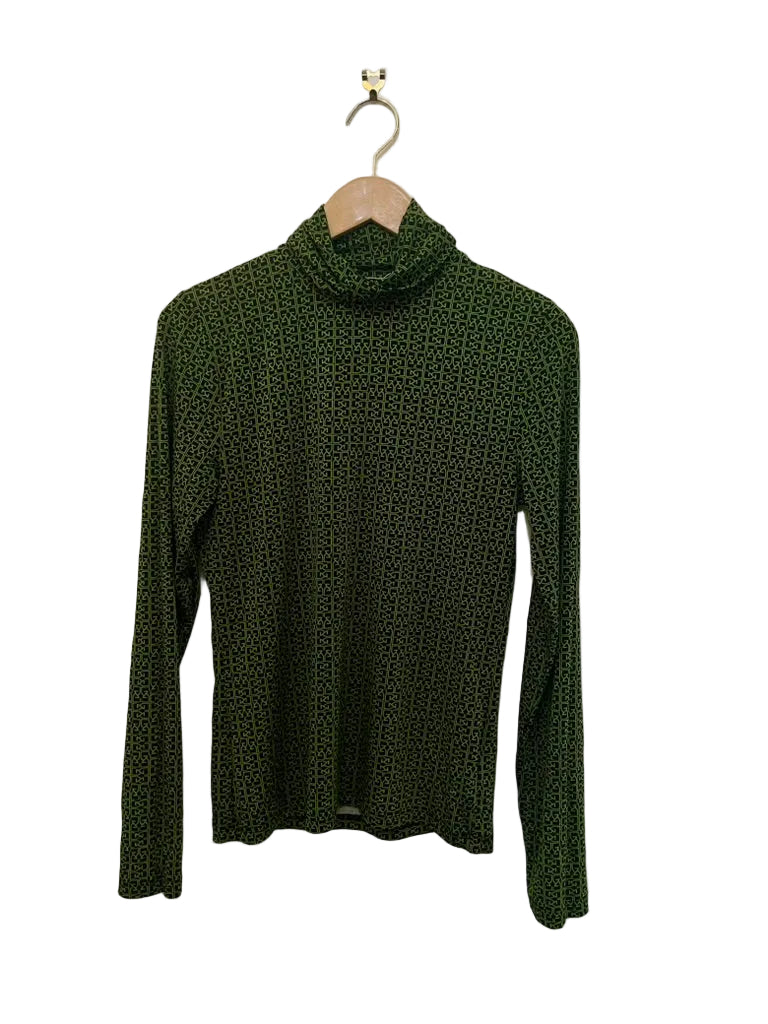 Gestuz - Geometric print high neck top - Size L