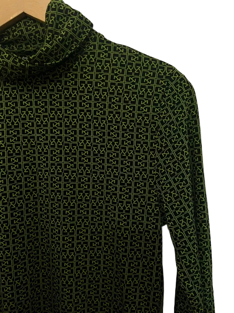 Gestuz - Geometric print high neck top - Size L