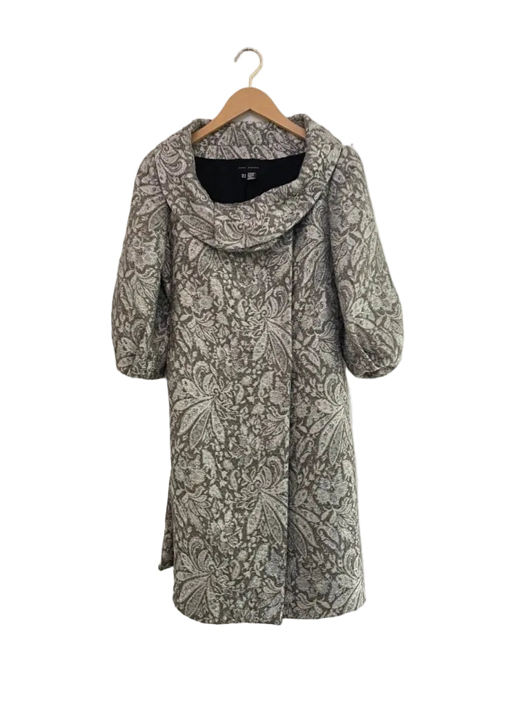 Zara - Wool alpaca silk blend jacquard coat