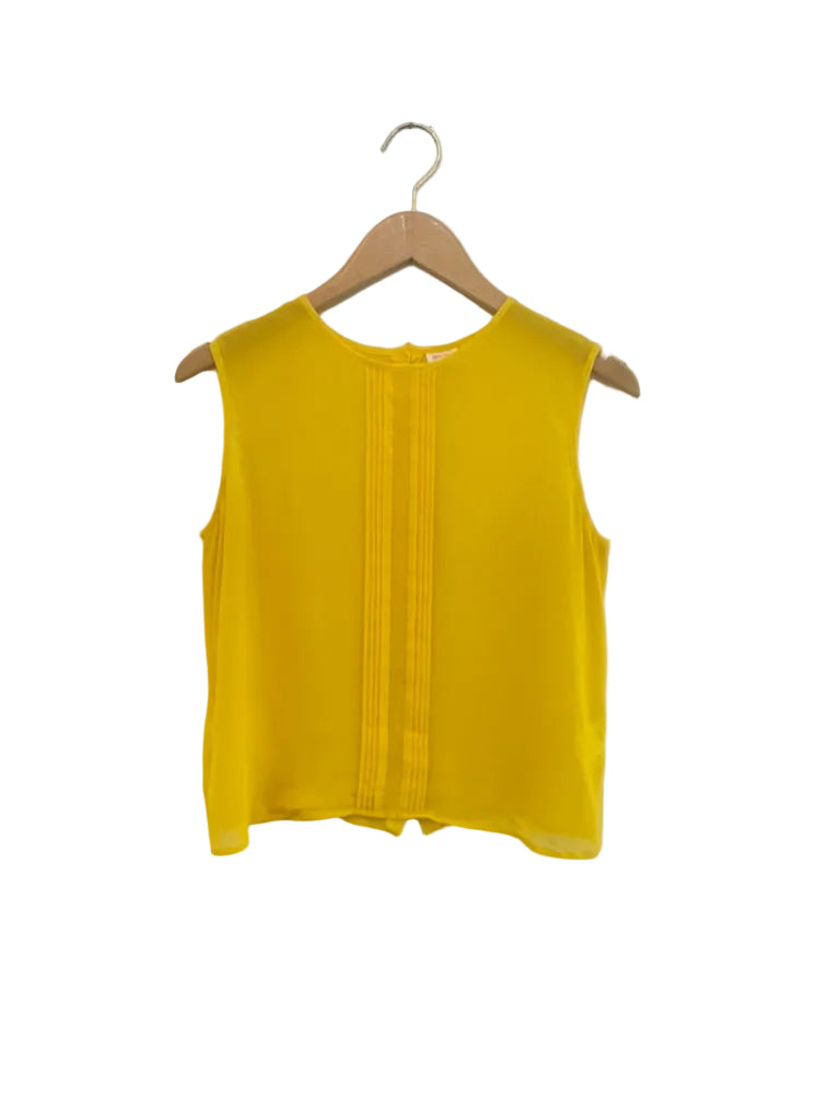 Gorman - Silk yellow top - Size 12