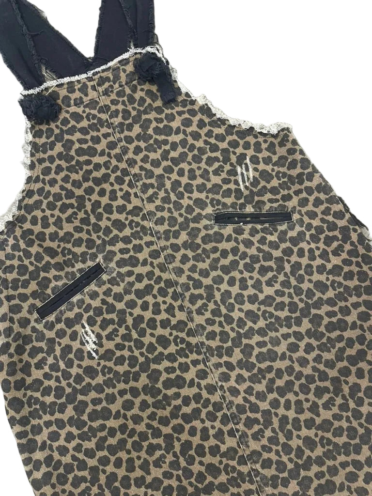 IASK - Leopard print pinafore dress - Size M