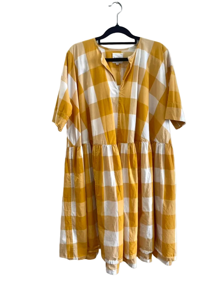 Kowtow - Sketchbook gingham dress - Size xxs