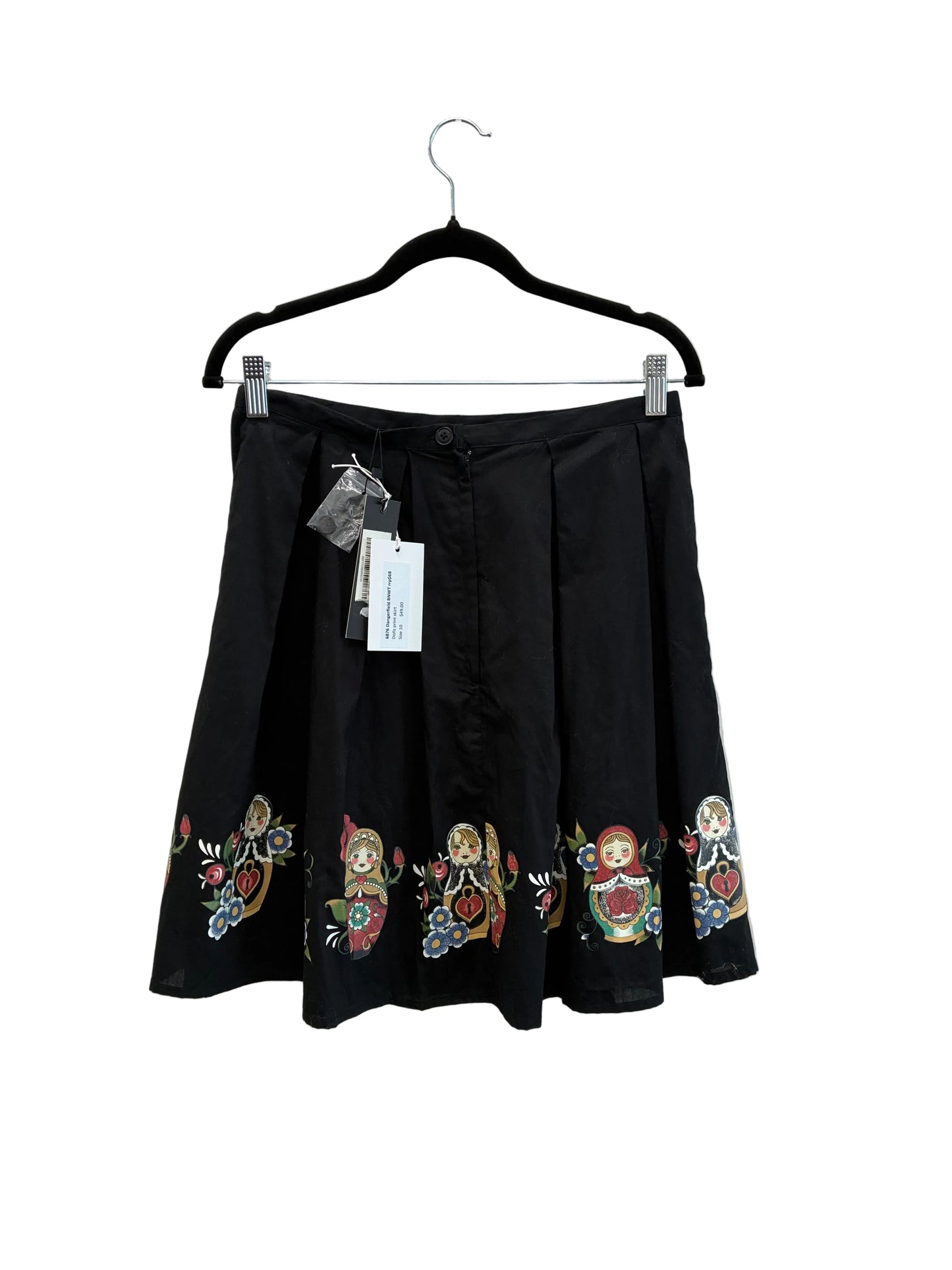Dangerfield - Doll print skirt - Size 10
