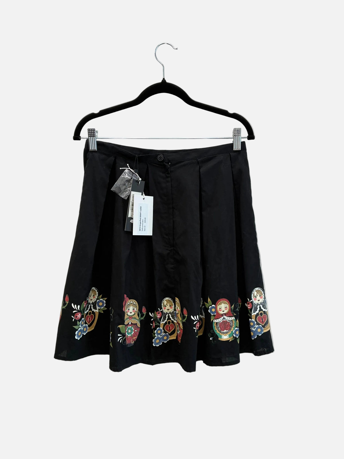Dangerfield - Doll print skirt - Size 10