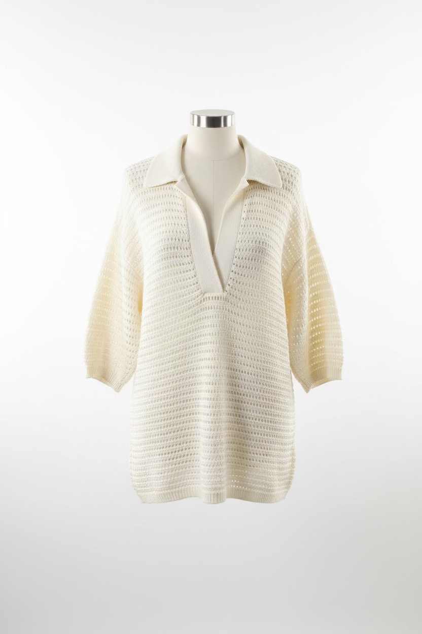 COS - Oversized cotton knit top - Size S