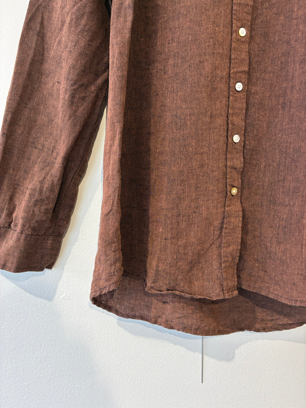 Zest - Linen long sleeve shirt - Size 8
