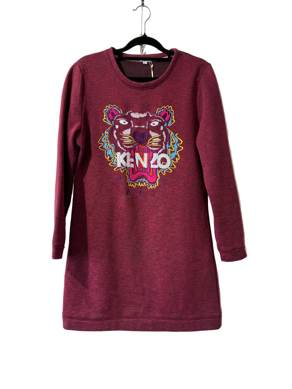 Kenzo - Burgundy tiger sweatshirt - Size S