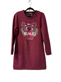 Kenzo - Burgundy tiger sweatshirt - Size S