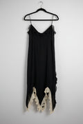 Karen Millen - Y2K silk lace trim cami dress - Size 12
