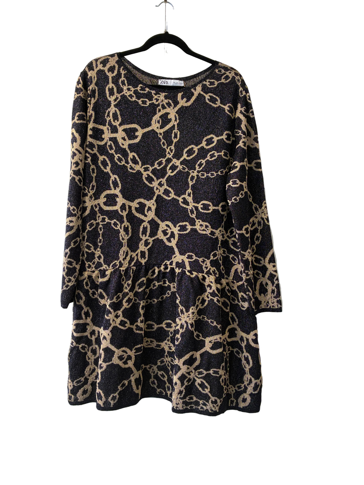 Zara - Chain print knit dress - Size L