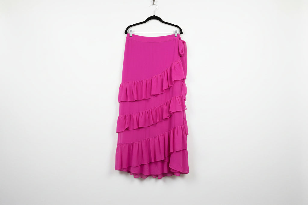 Augustine - Hot pink wrap skirt - Size S