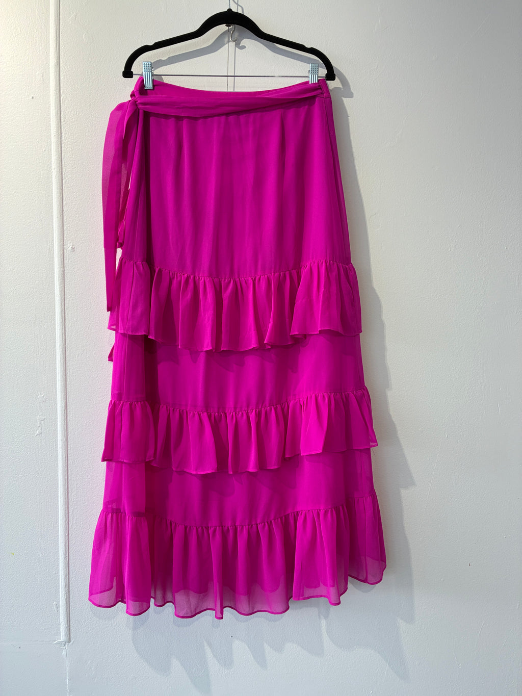 Augustine - Hot pink wrap skirt - Size S