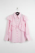 Decjuba - Polly Ruffle cotton shirt - Size 8