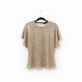 Decjuba - Gold sequin top - Size S