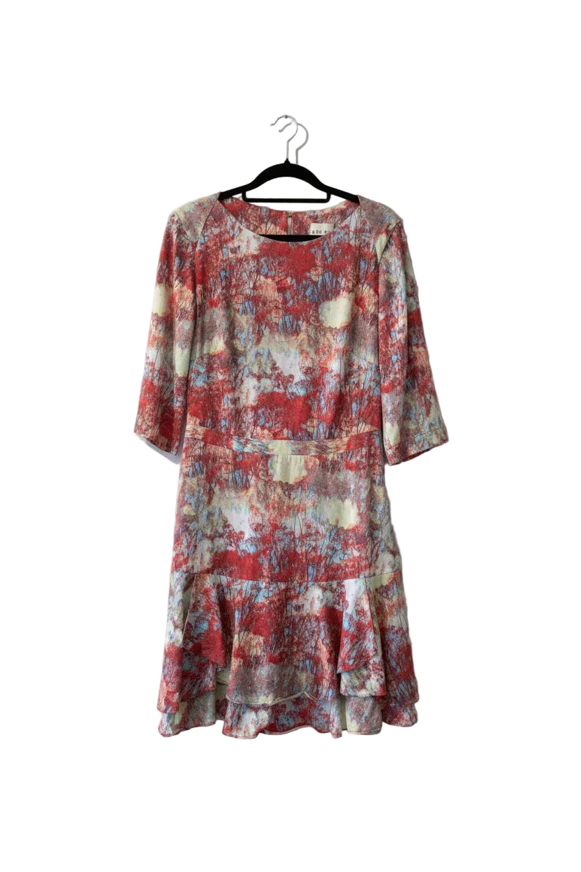 Reiss - Frill hem mini dress - Size 8