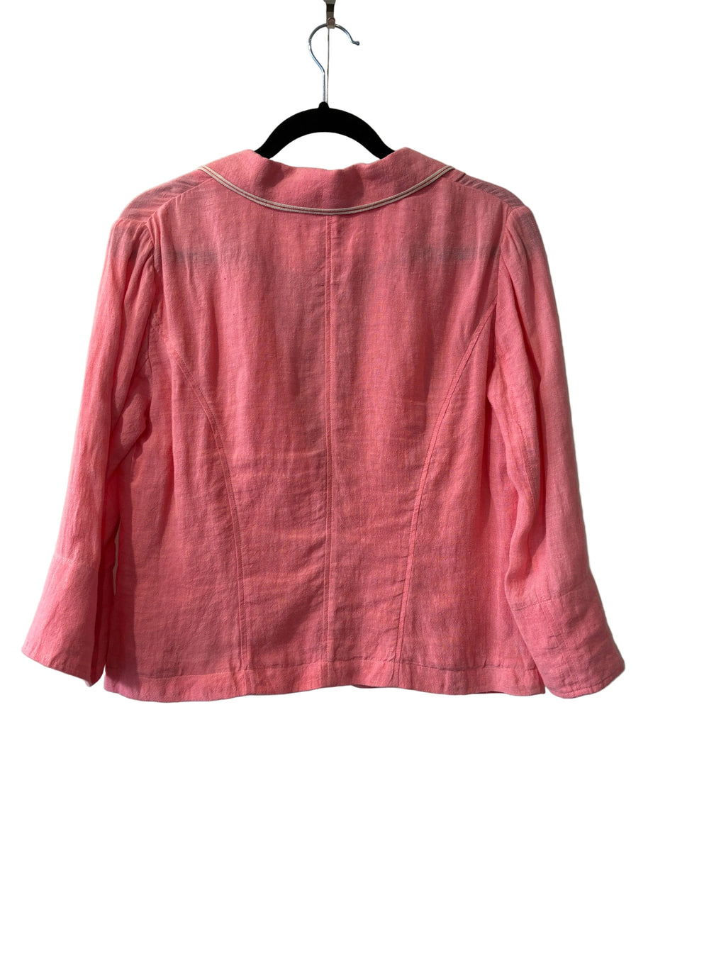 Loobies Story - Coral linen blazer - Size 10