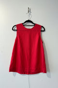Zest - Linen button back top - Size 10