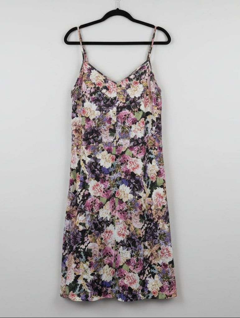 Juliette Hogan - Floral cotton cami dress - Size 12