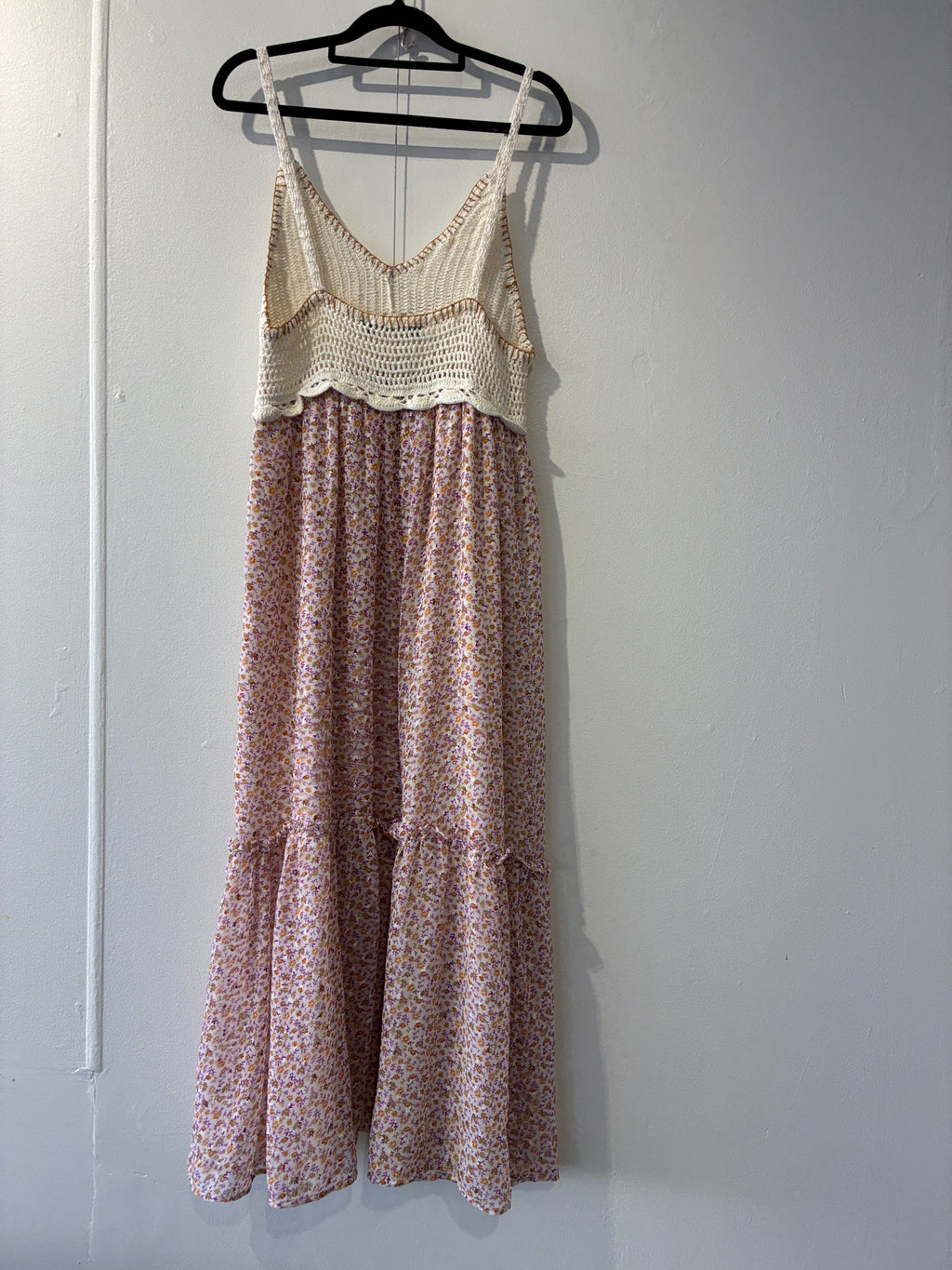 Zara - Crochet floral dress - Size S