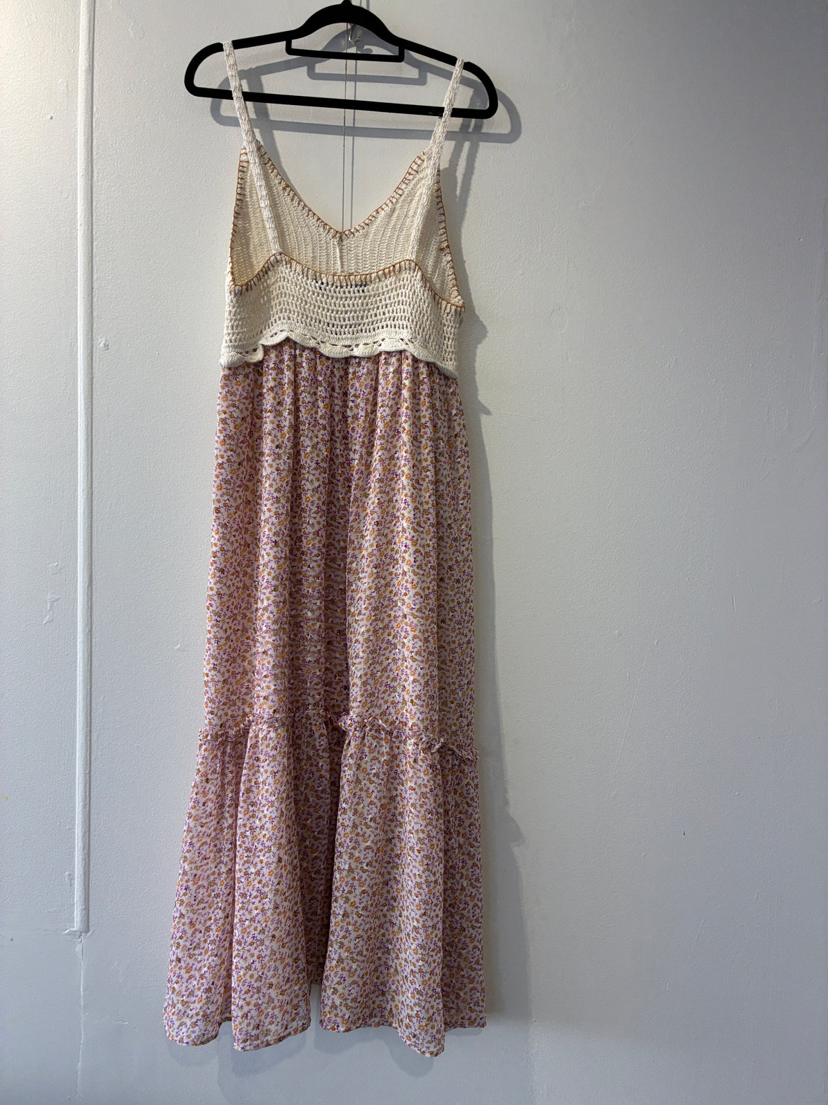 Zara - Crochet floral dress - Size S
