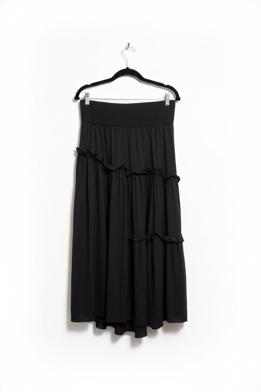 Moochi - Cotton tiered maxi skirt - Size M