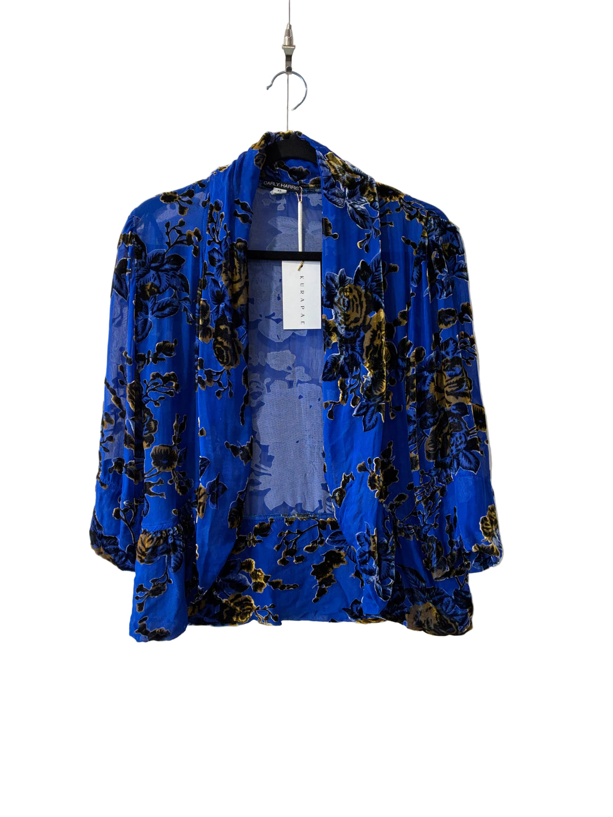 Carly Harris - Vintage devore top cardigan - Size XS