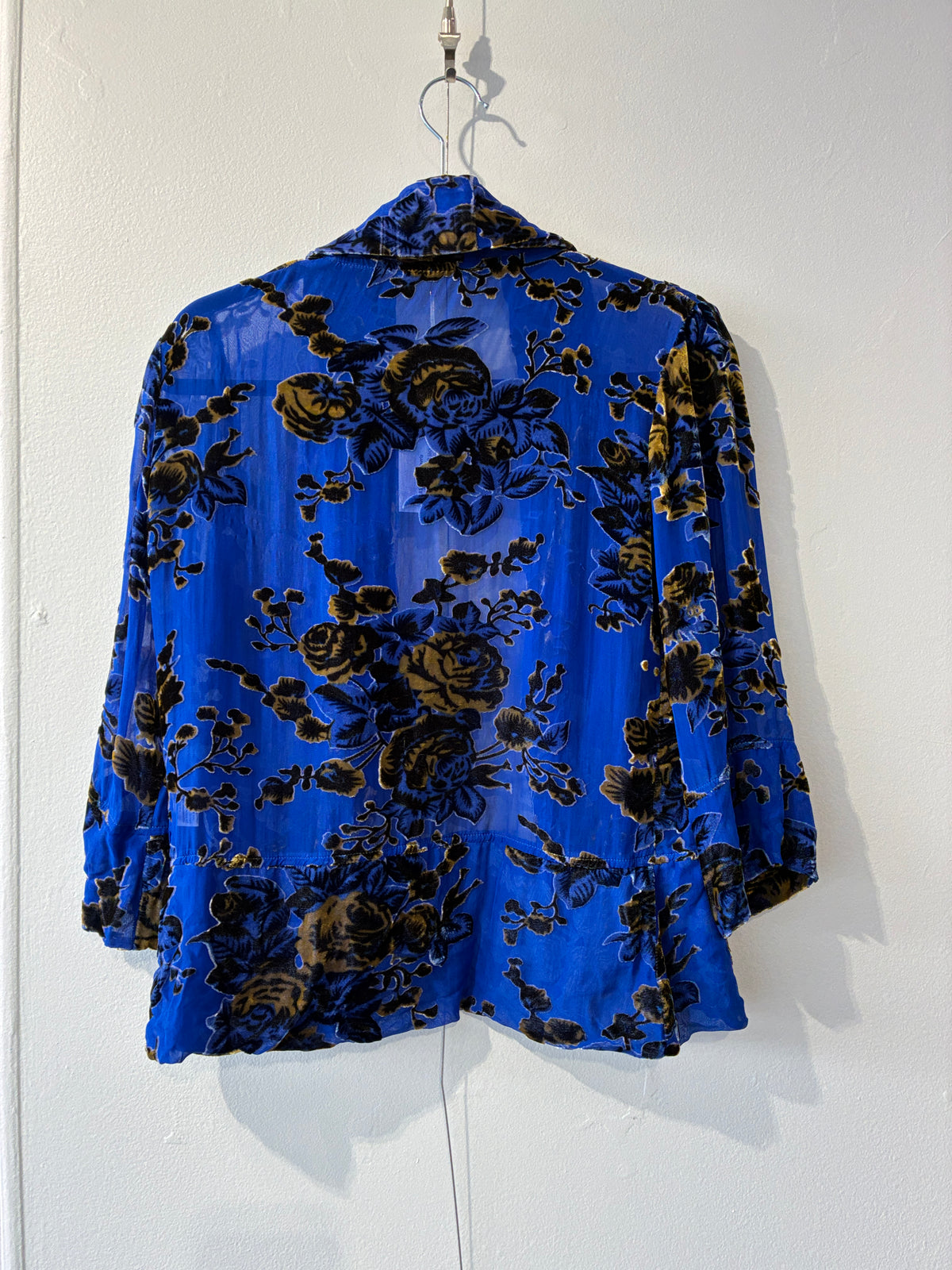 Carly Harris - Vintage devore top cardigan - Size XS
