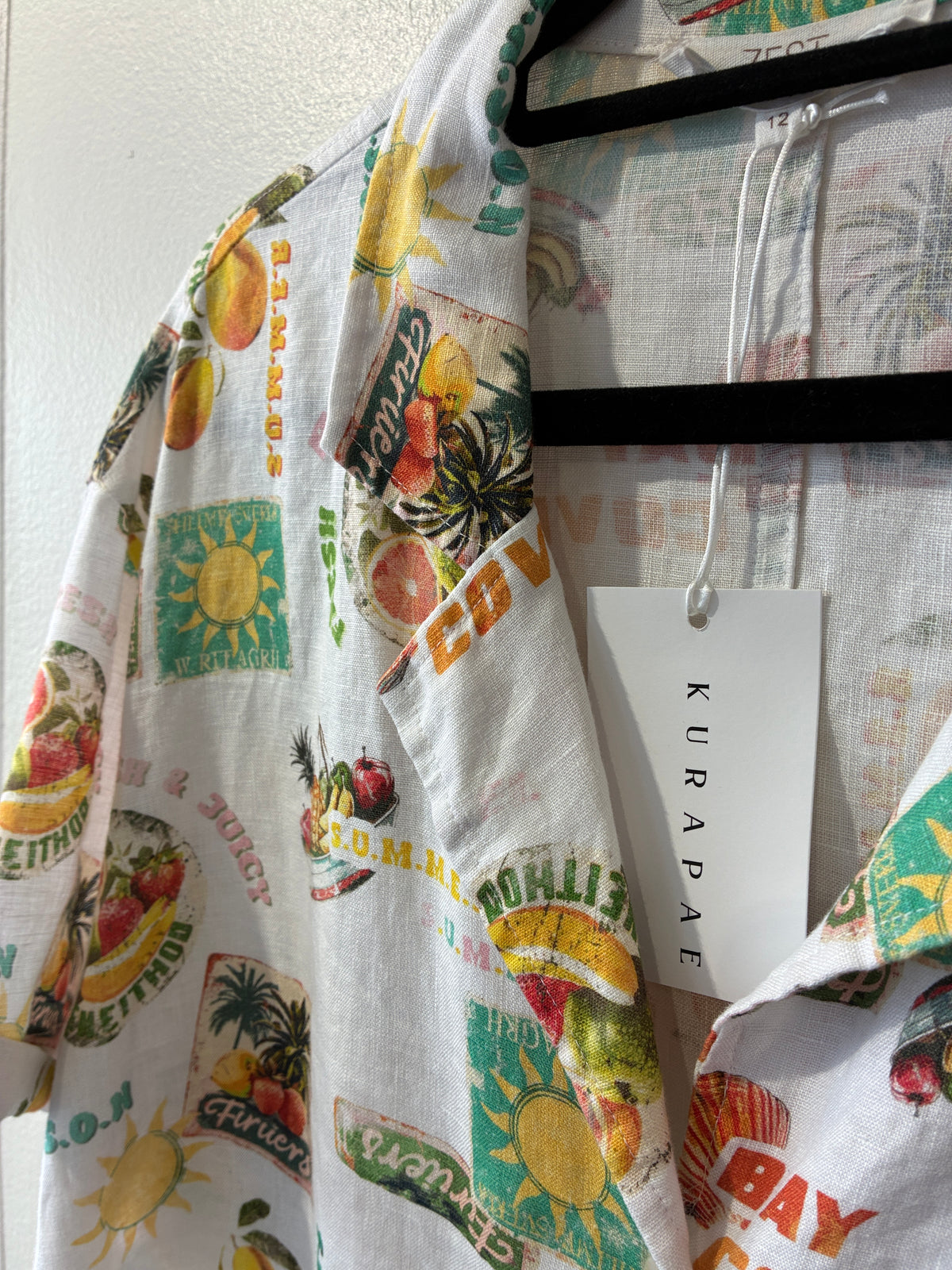 Zest - Linen shirt - Size 12