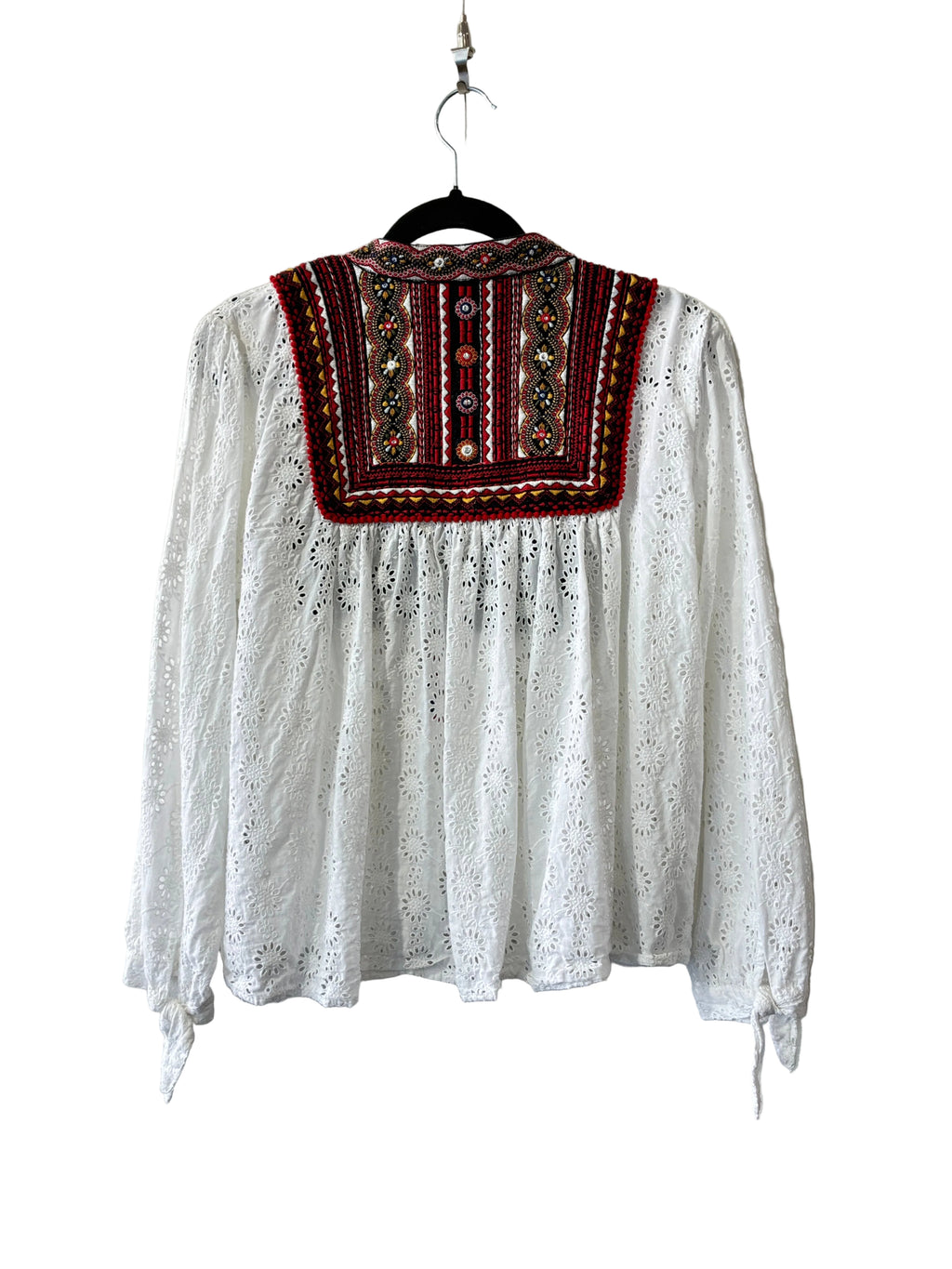 Zara - Boho peasant top - Size L