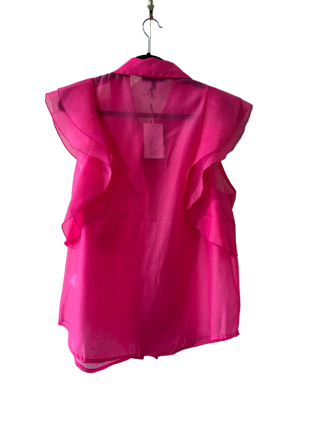Decjuba - Sleeveless frilly shirt - Size 16