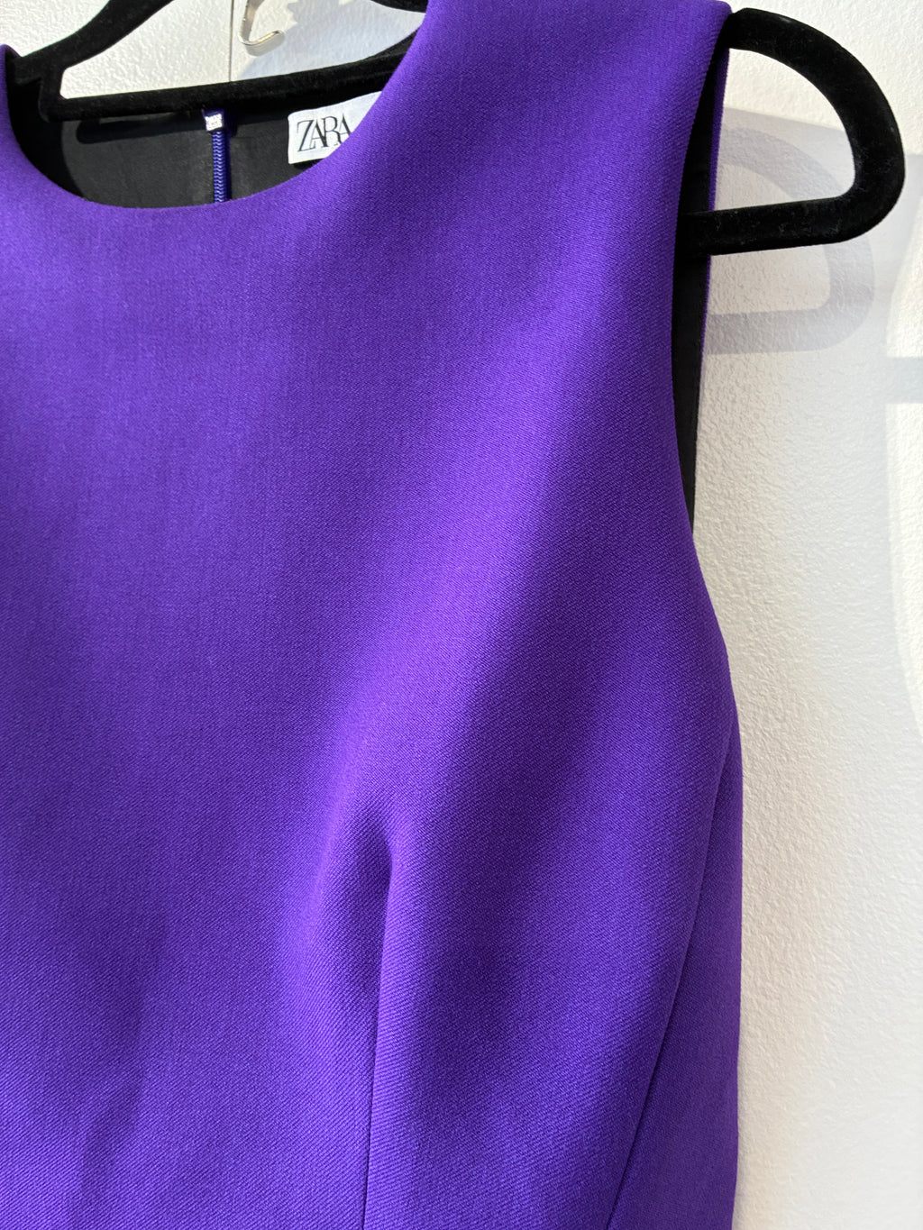 Zara - Structured purple dress - Size L