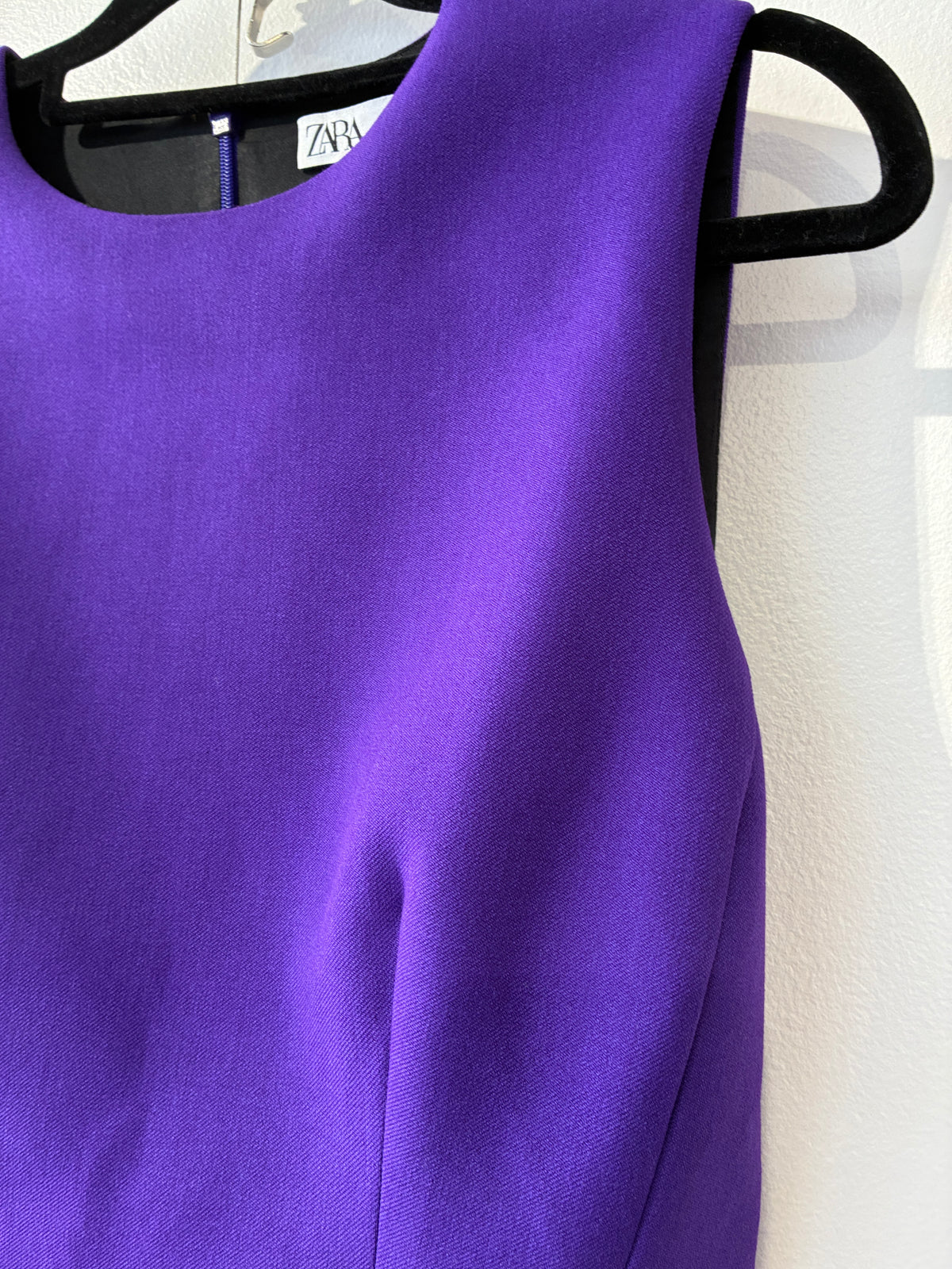 Zara - Structured purple dress - Size L