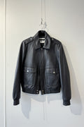 Claudie Pierlot - Buttery soft leather bomber jacket - Size 34