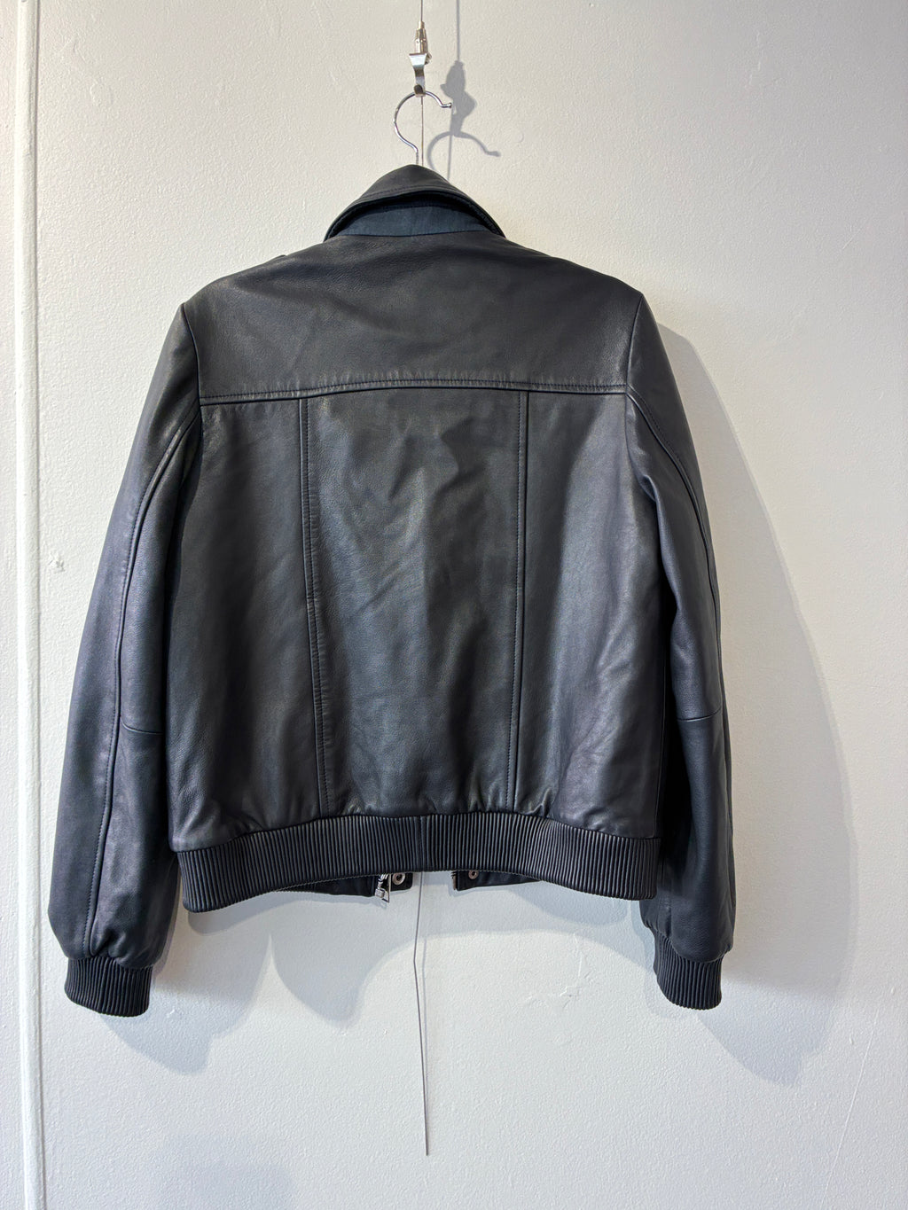Claudie Pierlot - Buttery soft leather bomber jacket - Size 34