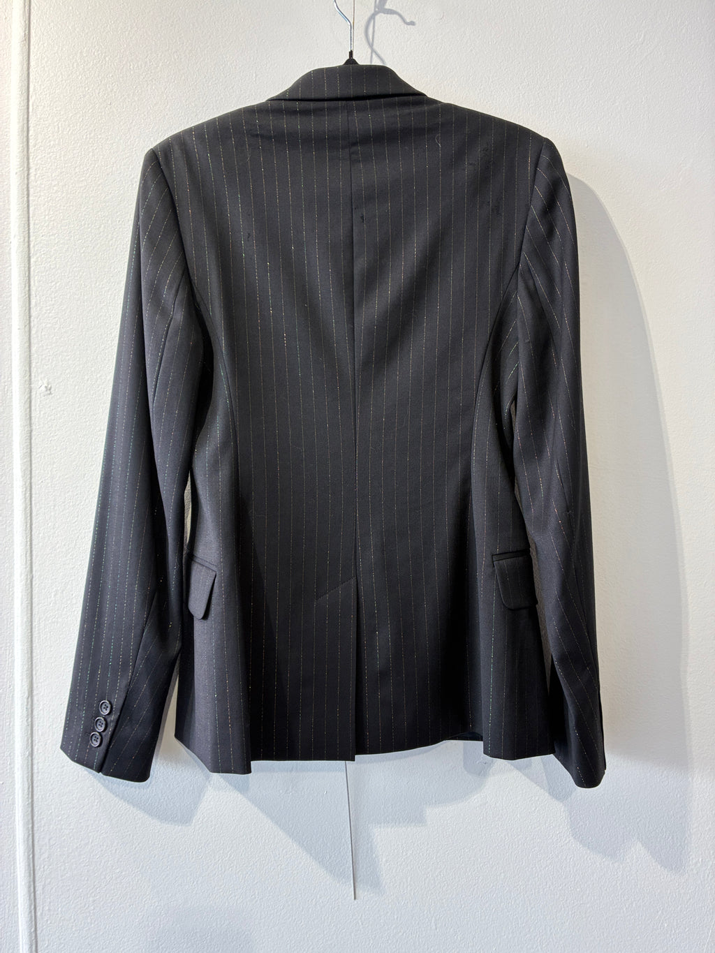 French Connection - Wool rainbow pinstripe blazer - Size 8