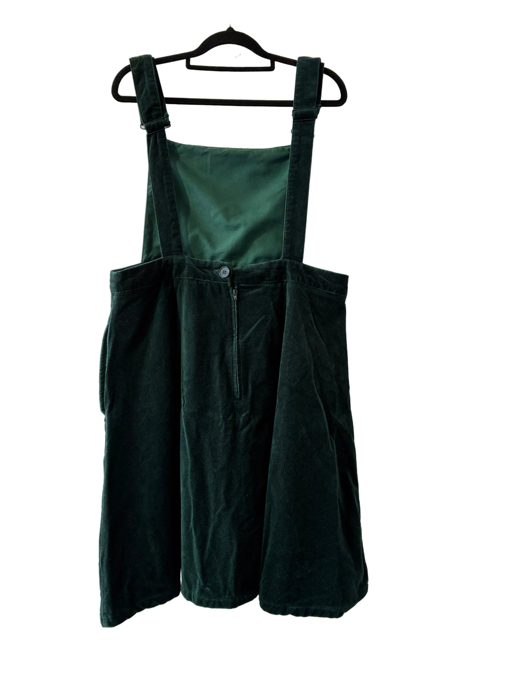 Revival - Velvet pinafore dress - Size 14