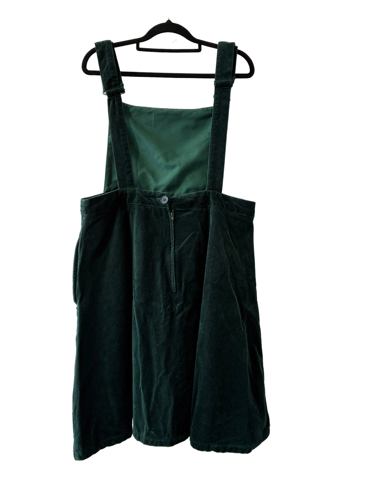 Revival - Velvet pinafore dress - Size 14
